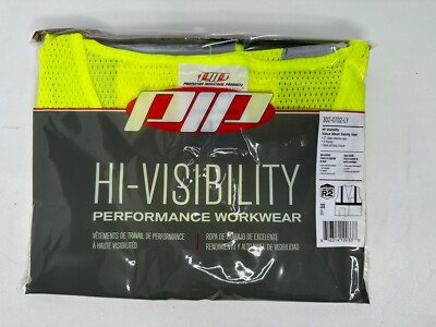 Hi-Visibility Mesh Yellow  Class 2 Safety Vest With Hook And Loop And 2 Pockets