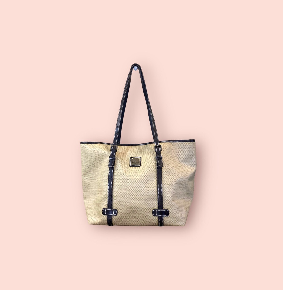Dooney&Bourke トートバッグ DOONEY & BOURKE XL Panama East West Shopper Shoulder Tote Coated