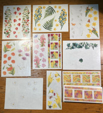 Stickers for Crafts Scrap Books Assorted Flowers Small Stickers C12A11