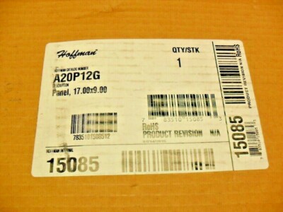 Hoffman  A20P12G 17.00 x 9.00; fits 20x12; Steel - 15085 new sealed