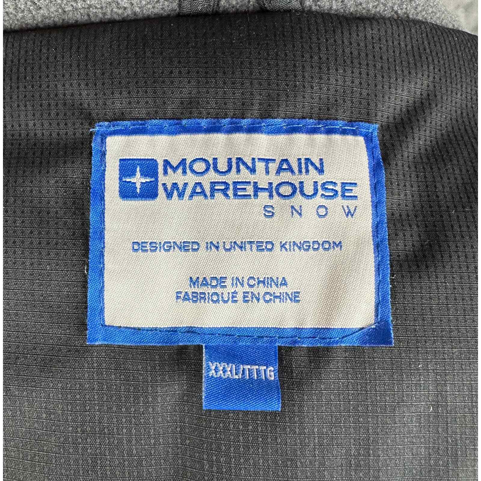 Mountain Warehouse Snow Mens Black Dusk Ski Jacket sz XXXL (13336) NEW