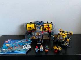 LEGO City 60265 Ocean Exploration Base + Submarine 60092, incomplete