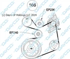 Dayco DRIVE BELT PULLEY KIT for TOYOTA KLUGER V6 GSU40R GSU45R 2GRFE 08/07-02/17