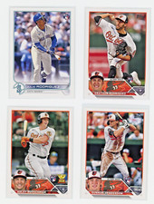 Lot of (4) Topps Julio Rodriguez Rookie , Adley Rutschman, Henderson, Rodriguez