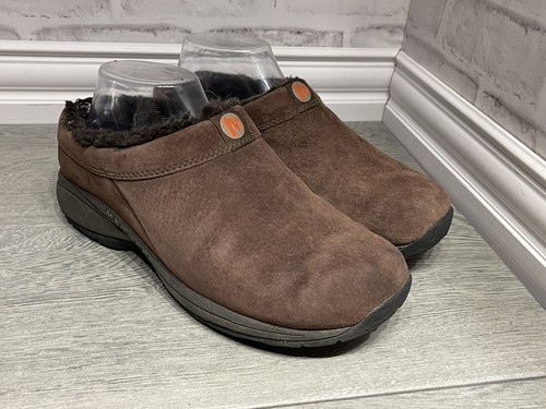 merrell suede clogs