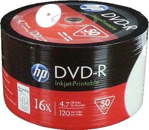 HP Brand White Inkjet Printable DVD-R DVDR Blank Disc Wholesale Lot | eBay