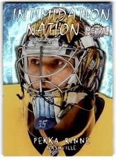 2020-21 Metal Universe Intimidation Nation Pekka Rinne #IN-9 Nashville Predators