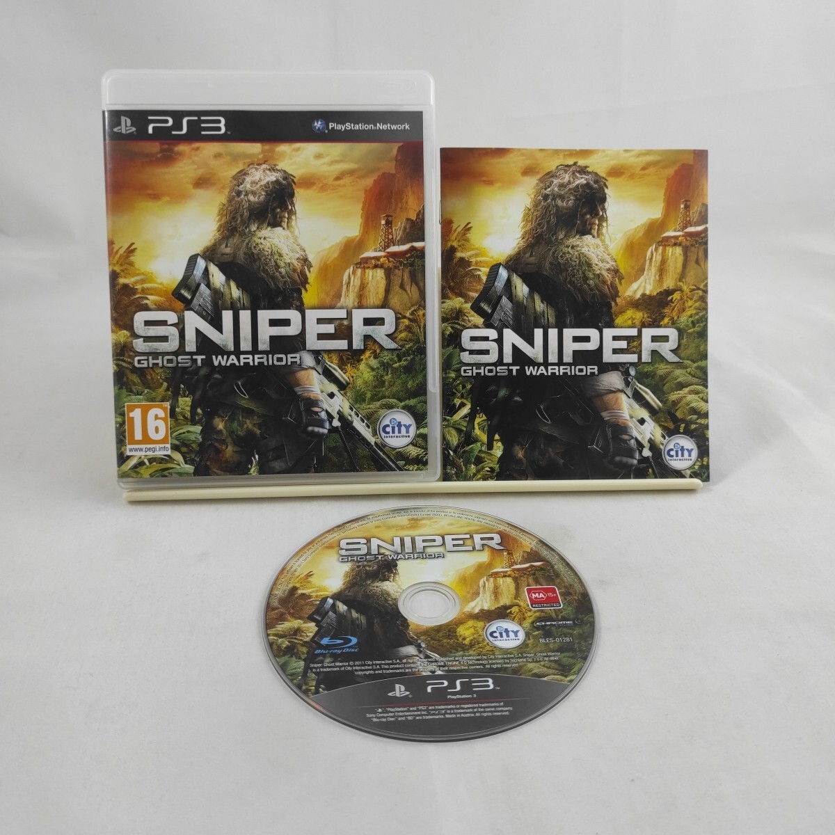 SNIPER GHOST WARRIOR PlayStation 3 PS3 game with manual
