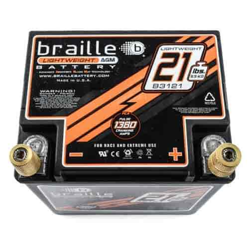 Braille Battery B3121 Advanced AGM Lightweight Racing Battery - Picture 2 of 3