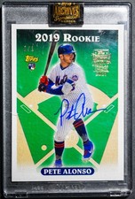 2021 Topps Archives Signature Series PETE ALONSO 1/1 Auto 2019 Rookie