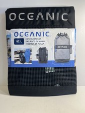 Oceanic Mesh Backpack Gear Bag 82L Black Scuba Dive Snorkel Beach Swim BRAND NEW