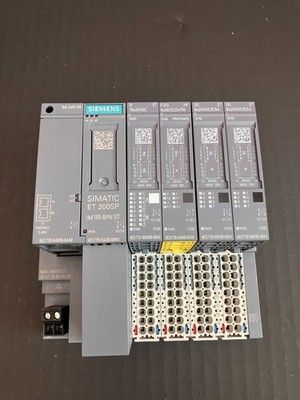 Siemens 6ES7193-6AR00-0AA0 ET 200SP Profinet PLC with Digital Input/Output cards