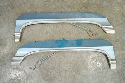 1965 1966 1967 Chrysler Newport Fender Skirts Moulding blue vintage set pair