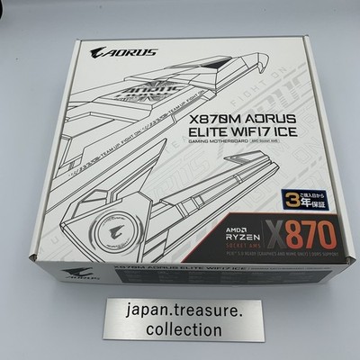 GIGABYTE X870M A ELITE WF7 ICE Micro-ATX Mainboard Weiß Neu aus Japan