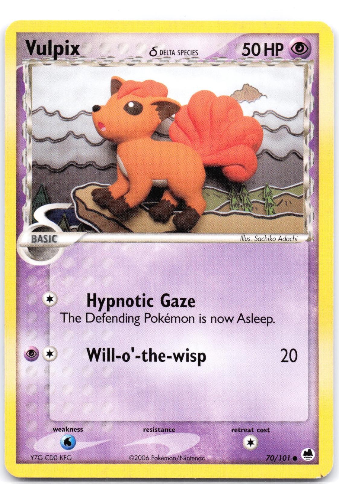 Vulpix 70/101 Dragon Frontiers LP