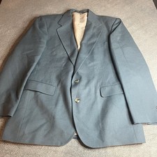 Vintage Haggar Gentleman's Fit Blazer Sport Coat Jacket Blue Gray 40R USA Made