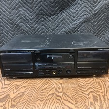 Kenwood KX-W6040 Double Cassette Stereo Deck Tested "PLEASE READ"