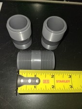  Lot of 3 1" x 2" PVC Nipple SCH 80 NOS
