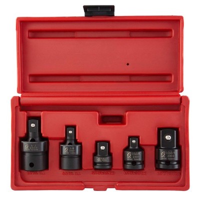 SUNEX TOOLS 3305 5 Pc. 3/8  1/2 Dr. Adapter and Universal Joint Impact Set