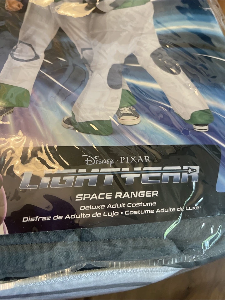 Disguise Disney 男式 BUZZ LIGHTYEAR 太空游侠 豪华 万圣节 服装 罕见 ✨ — 第 3/4 张图片