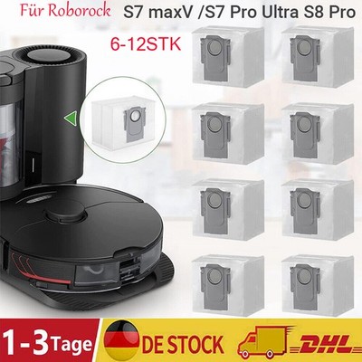 für Roborock S7 MaxV Ultra,Pro Ultra, Q7 Max,Max+,Max Plus Staubbeutel Zubehör~