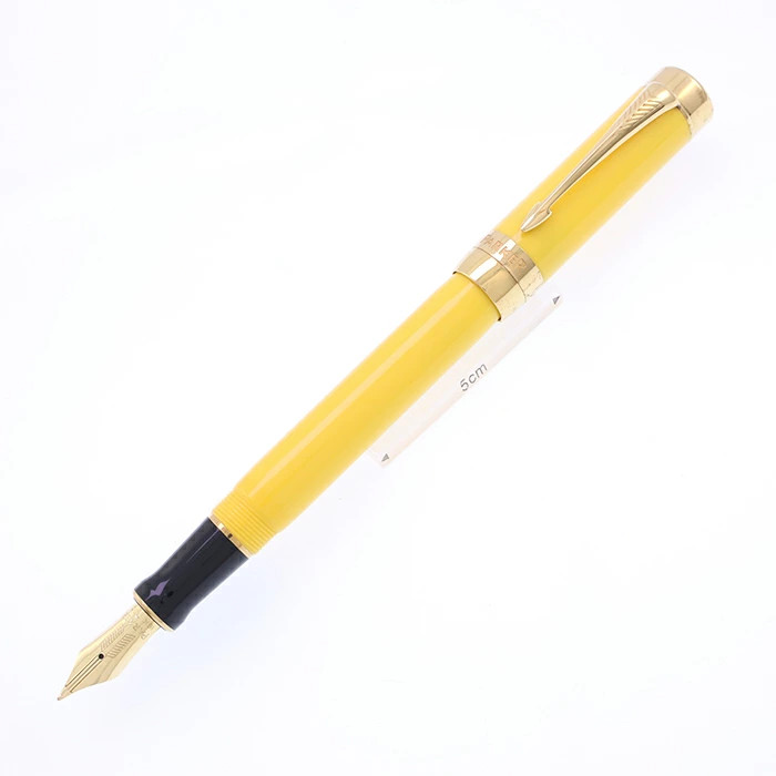 Y1214 PARKER Fountain Pen Limited Edition 125th Duofold Mandarin Yellow Centenni