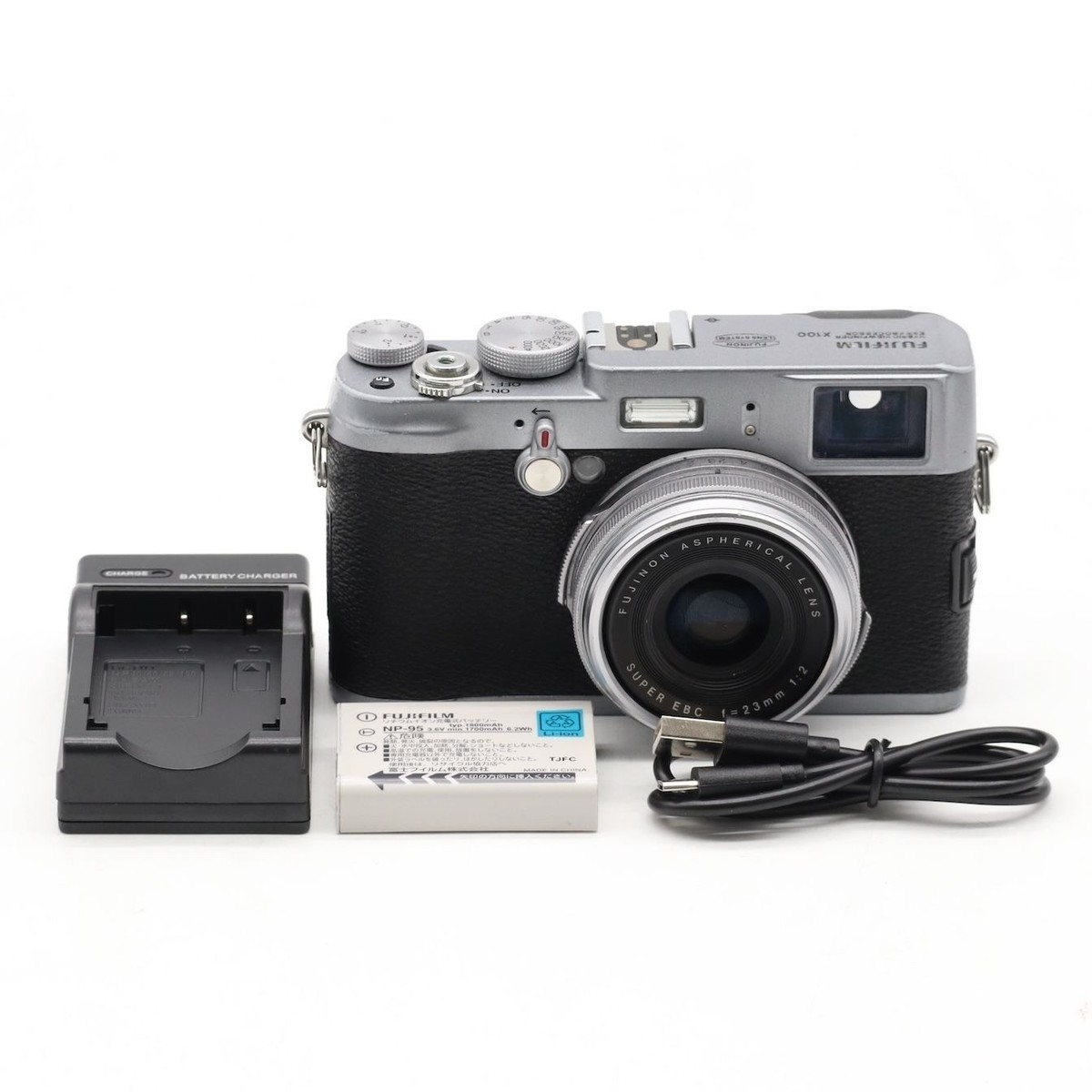 FUJIFILM x100 finepix シルバー FUJIFILM Digital Camera FinePix X100 Silver 12.3 Megapixels