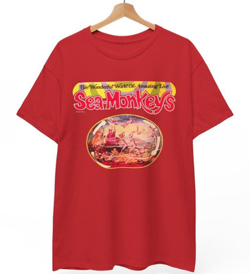 The Amazing Live Sea-Monkeys T-Shirt Stanley Desantis 90s TV Show Unisex Tee