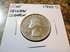 1942-S WASHINGTON SILVER QUARTER FINE REVERSE SCRATCH      76