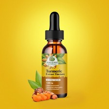 Turmeric Extract Tincture 7500 mg Organic Turmeric Curcumin Supplement