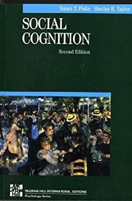 Social Cognition Paperback Shelley E., Fiske, Susan T. Taylor