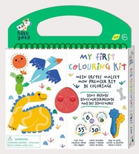 Haku Yoka Dino Friends My First Colouring Kit, On The Go Coloring Kit