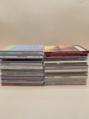 Lot of 45 Music CD's Mixed Genre Original Case Ecletic Titles