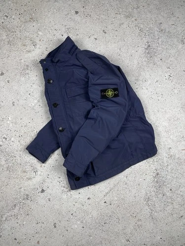 Vintage Stone Island 2012 Micro Reps Field Jacket Navy Blue Faded Color size XL image 23