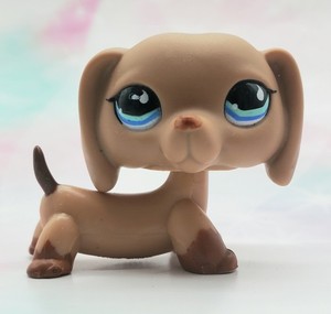 Figurine My Littlest Pet Shop LPS – Teckel Chien 518 – Hasbro Authentique