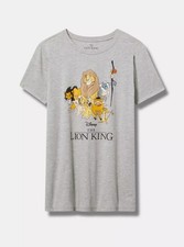 Torrid Disney Lion King Shirt Gray NWT New 4X