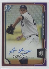 2015 Bowman Chrome Prospects Purple Refractor 83/250 Austin Kubitza Auto 5h5