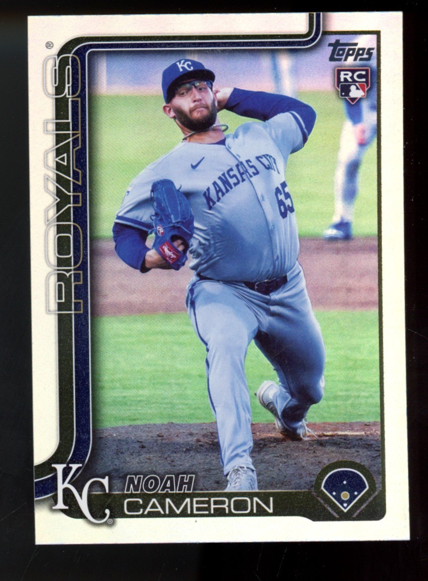 2025 TOPPS UPDATE RAINBOW FOIL NOAH CAMERON RC # US65 KANSAS CITY ROYALS