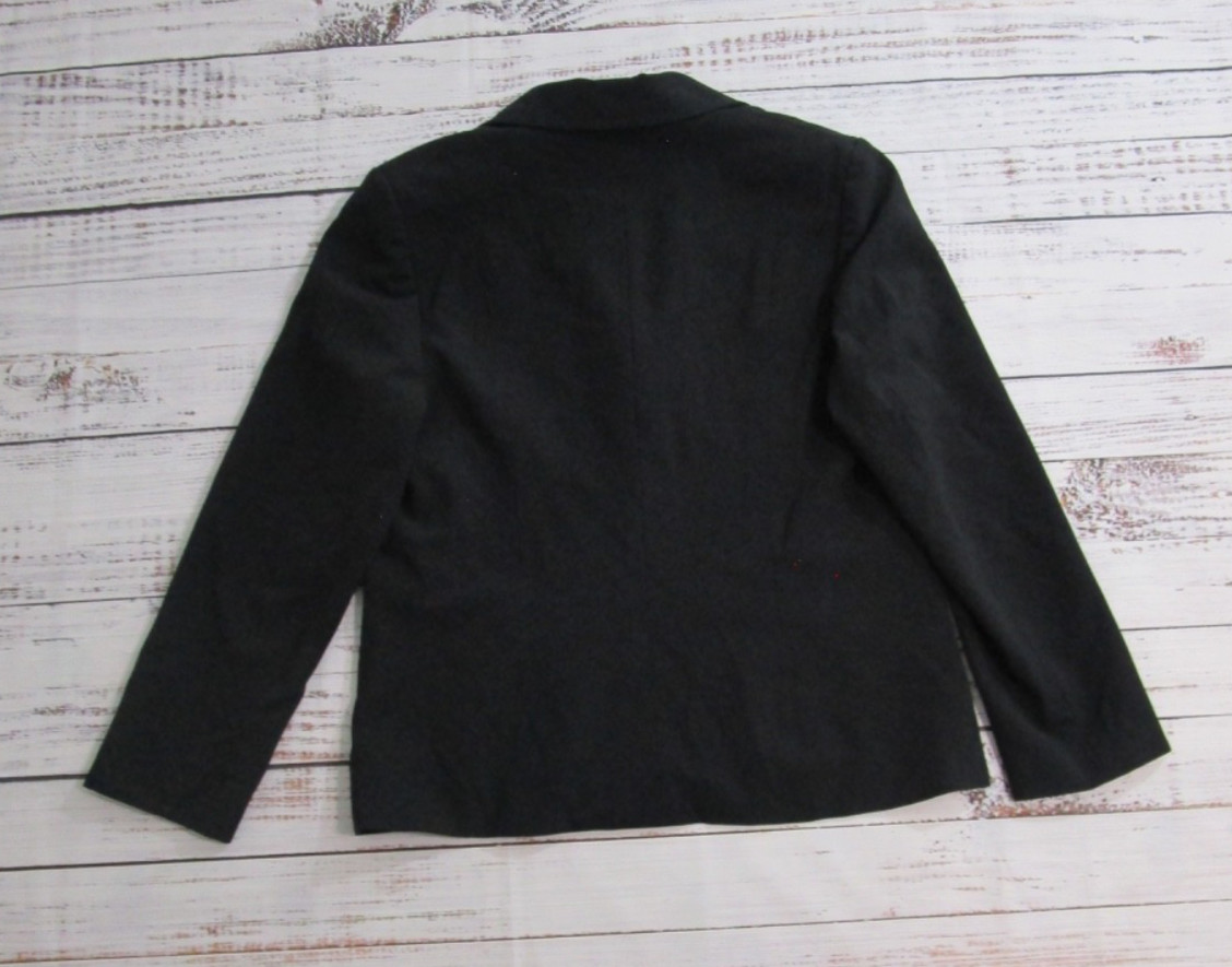 Grace Elements Black 2 Button Front Pockets Blaze… - image 9