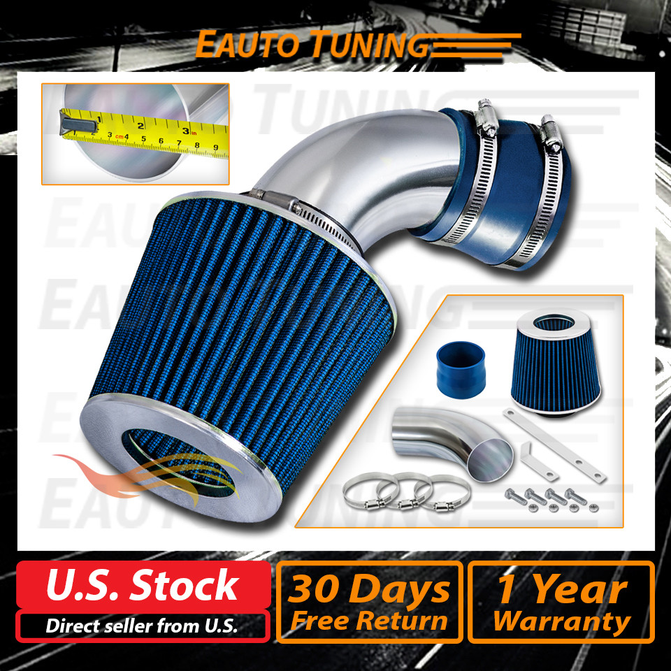 Short Ram Air Intake Kit + BLUE Filter for 91-97 Metro 1.0L L3 / 1.3L L4