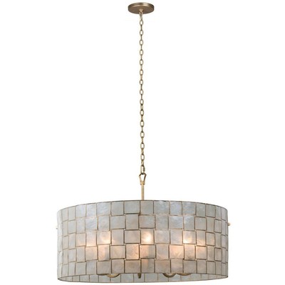 Kalco Lighting 505852OL Roxy Pendant Oxidized Gold Leaf