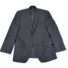 Lauren Ralph Lauren Men's Gray Houndstooth Wool Blend Sport Coat Blazer Size 42R