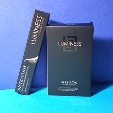 LUMINESS Alluring Lip Eye Compact Distraction Curling Mascara Black LOT