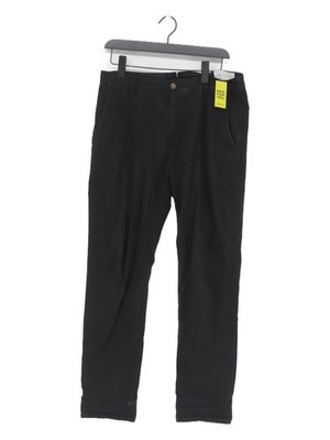 Mott & Bow Herren Anzughose W 32 in schwarz Baumwolle mit Elasthan Anzughose