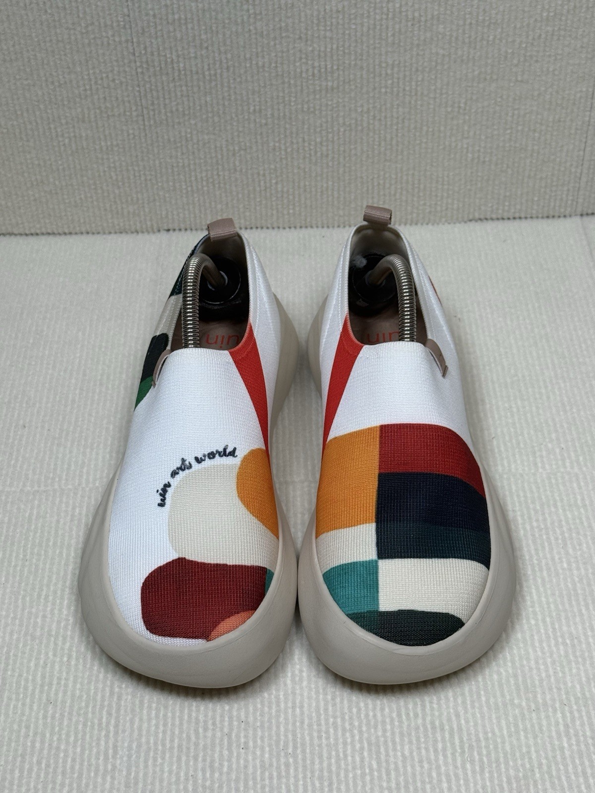 Women Size 10 UIN Slip On Shoes Canva Comfortable 