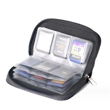 1pcs Memory Card Storage Carrying Pouch Case Holder Wallet For CF/SD/SDHC/MS/DS
