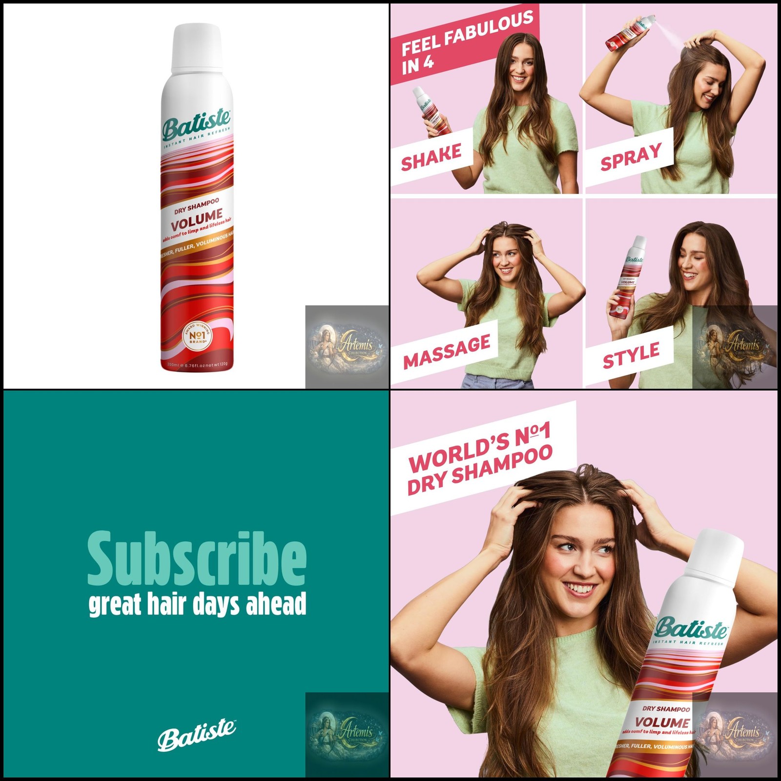Batiste Volume 200Ml Dry Shampoo - Image 2
