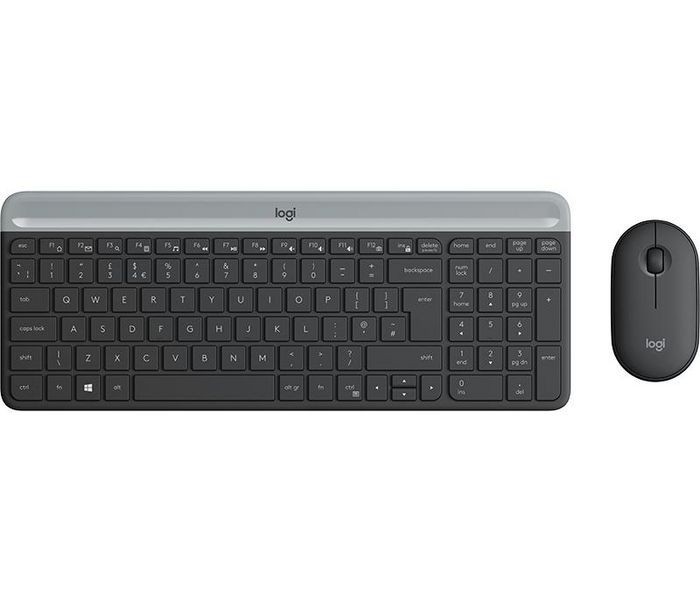 920-009200 Logitech Slim Wireless Keyboard and Mouse Combo MK470