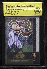 BAS 2002 Playoff Absolute Memorabilia Michael Bennett #94 Authentic Auto 3c7