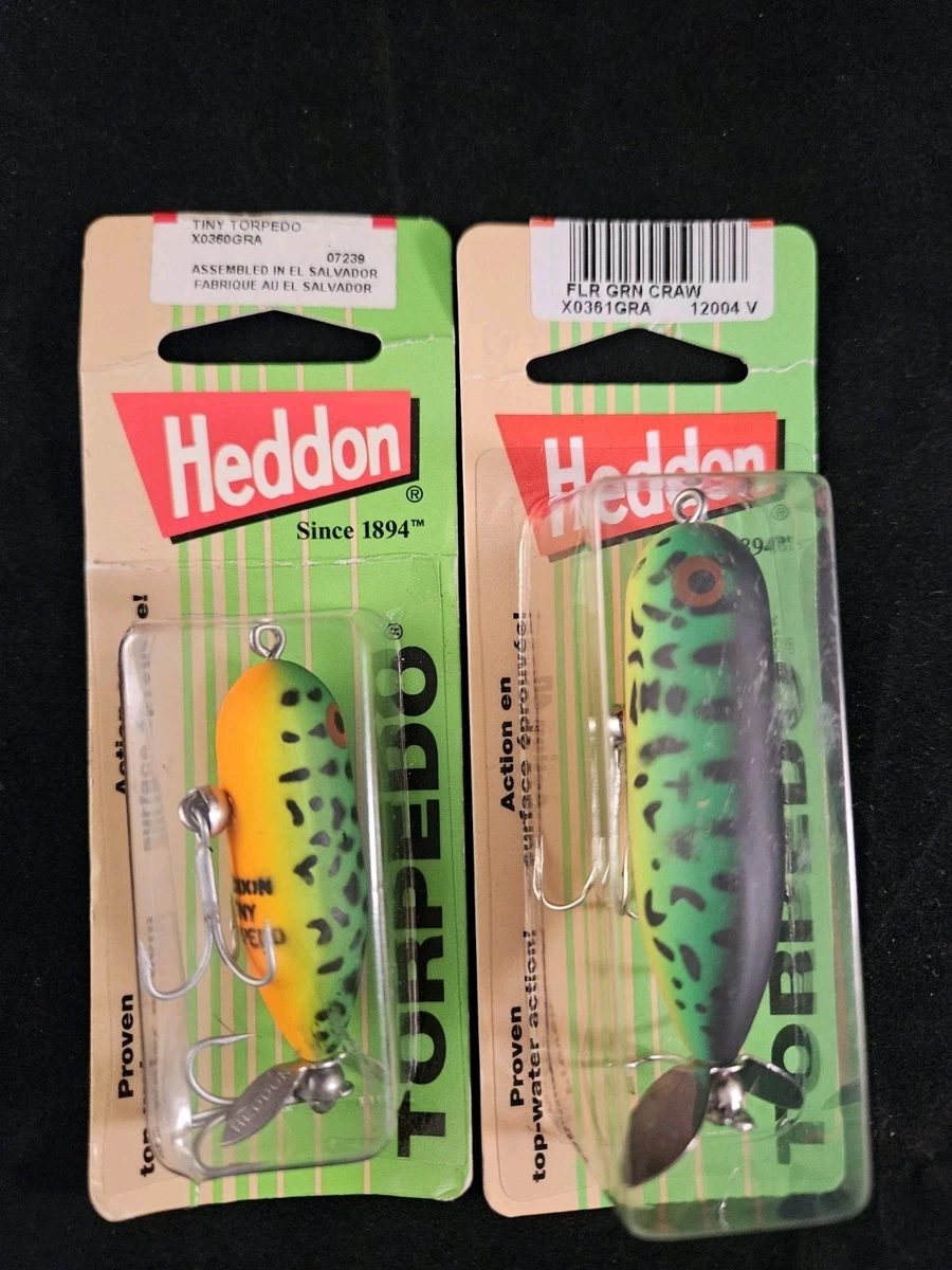 Heddon Bass Vintage Fishing Lures with Original Box for sale | eBay